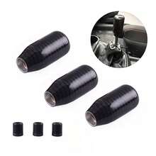 1 núm cần số vân sợi carbon, cần số đa năng 5/6 tốc độ, phụ kiện tay cầm bằng hợp kim nhôm. - Nhiều màu - Xem 2