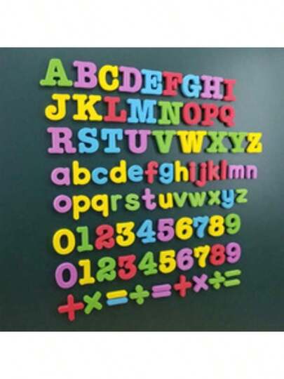 26-79個 磁気式 英語大文字・小文字 数字 冷蔵庫用マグネット | 教育用品 | ホームデコレーション | 冷蔵庫マグネット | 黒板 | ホリデー装飾 | 誕生日・卒業祝いの最適ギフト | ハロウィン | クリスマス | ファミリー・友人への素敵なプレゼント (この商品は色がランダムに入っています)