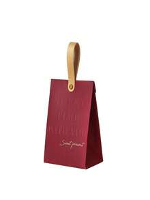 10个装（颜色随机）优雅花卉图案纸质礼品袋，带提手 - 防碎、可重复使用，适用于圣诞节、复活节、情人节、母亲节、婚礼等派对礼品包装 - 无需用电