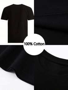 Men'S Designer Vintage Purple T-Shirt - Bold Graphic Tee With Abstract Purple Swirls, Black Shirt Casual & Formal Outfits - All-Season Everyday & Special Occasion Top - Modern Menswear Fashion Apparel, Versatile Clothing, Artistic Design, Comfortable Fabric, Stylish Top, Young Adults  Suitable For Holidays, Parties, Home Wear, Daily Commuting, Back To School, And Concert Outfits - 黑色 - 查看 3