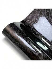 1 szt. Żywa fioletowa folia do owijania samochodów i motocykli z kutego włókna węglowego, błyszcząca, wodoodporna, odporna na zarysowania, oddychająca, dostępna w wielu kolorach: 50 cm x 150 cm (19,69 cala x 59,06 cala) – idealna do samodzielnej personalizacji - Jeden rozmiar - Zobacz 8