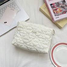 Embroidered Clutch Bag Large Capacity Cosmetic Organizer Bag Multi-Purpose Storage Pouch Soft Makeup Bag - Multicolor - View 13