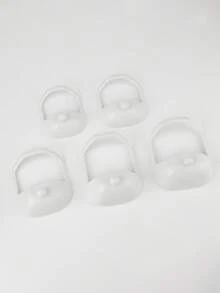 Men's 5-Piece Beard Modeling Tool Goatee Modeling Template ABS Material Beard Trimming Print Beard Outline Can Draw Various Beard Styles, Such As Curved Or Straight Cheek Lines, Goatee And Beard Trimming Shaving Set, Saving Time. - Multicolor - View 9