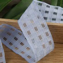 Chiffon Plaid Ribbon, DIY Handmade Bow Hair Accessories, Shoe Flower Craft Supplies, Gift Box Flower Packaging Ribbon - Multicolor - View 9