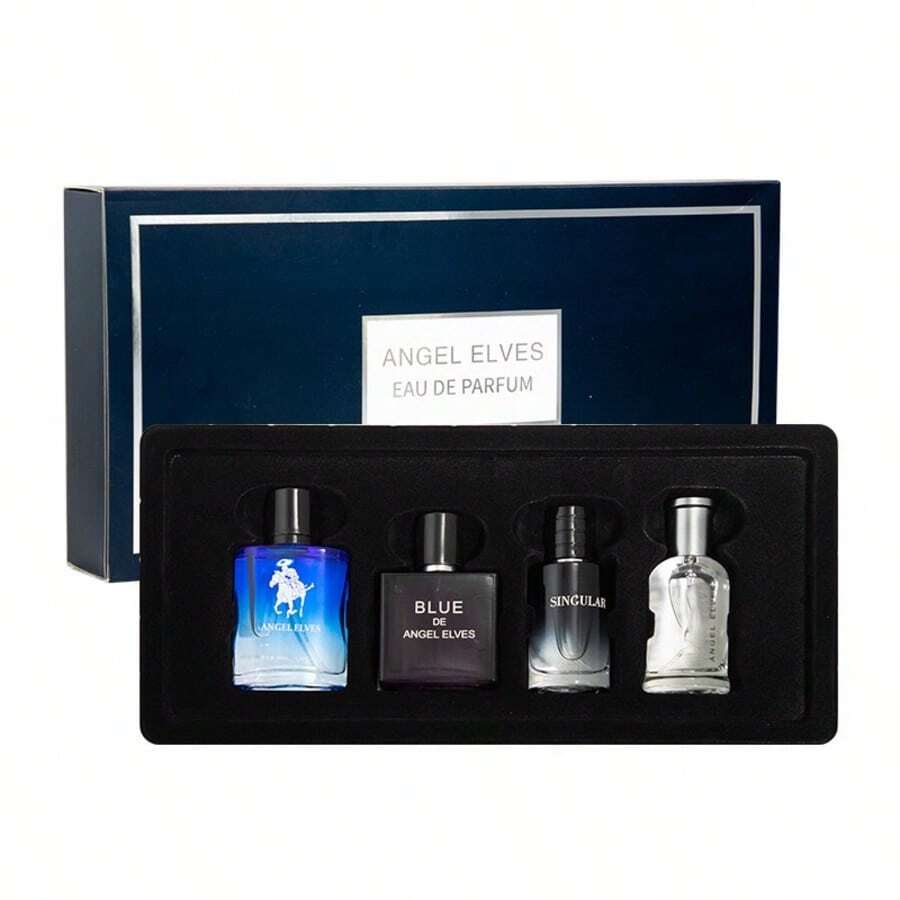 Perfume Gift Sets For Women & Men, 4 Packs Mini Fragrance Sampler Set, Eau De Parfum With Floral & Woody Notes, Perfect Christmas Valentine's Day Gifts For Girlfriend Boyfriend Wife Husband - Fresh - View 1