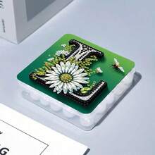 1pc/15pcs DIY Diamond Painting Kit, Moon & Sun Design, Special Shape Rhinestone Gems Transparent Memo Box, Suitable For Home Decor, Office Supplies, Crafts, Holiday Gifts - Multicolor - View 21