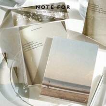 80pcs Memo Notes "Entrust Your Thoughts To The Wind" Series, Artistic Ins Memo Paper, Portable Notebook, Sticky Notes - one-size - View 1