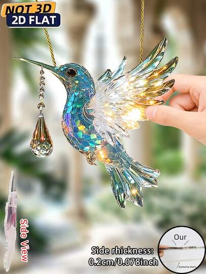 2D Elegant Muslim Crescent Moon & Lighthouse Acrylic Lively Glass Style Home, Office & Cafe Hollow Design | Perfect Garden Display Decor | Ideal Islamic Religious Gift & Home Decor, 2D Flat