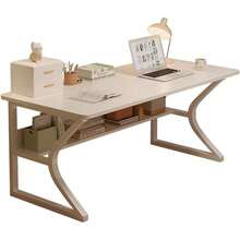 Escritorio Pequeño para Computadora 80 cm - Mesa de Estudio y Trabajo Moderna para Oficina en Casa o Dormitorio - Blanco - Ver 1