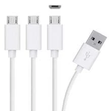 1/2/3pcs 3.3ft/100cm USB To Micro Fast Charging Cable, Android Data Transfer Cable Compatible With Huawei, , Wireless Audio, Electric Toothbrush, Dash Cam, Camera And Other Micro Interface Devices - White - View 9