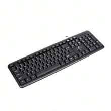 Teclado Usb Estándar Slim Durable Pc Laptop Computadoras - Albaricoque - Ver 3
