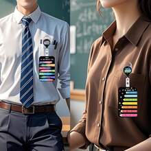 Black Inspirational Quote Work Retractable Badge Reel With ID Holder School Teachers ID Badge Holder Cute Reel Clip For Keys & ID Badges For Women Men Girls Kids Cool Heavy Duty Retractable Keychain - 粉紅鬱金香 - 查看 7