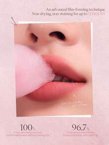 Son kem lì JOOCYEE MATTE VEIL LIP CREAM hương kẹo bông gòn, lớp nền lì, dưỡng ẩm, nhẹ nhàng, lâu trôi, không bết dính, lý tưởng cho phụ nữ. - #30 Hồng đào - Xem 11