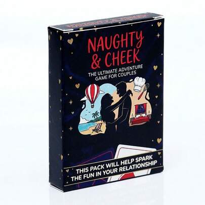Naughty And Cheeky Couples Card Game Romantic Date Night Adventure Challenge Cards For Relationship Building Fun Connection Gift For Partners Home Travel Games