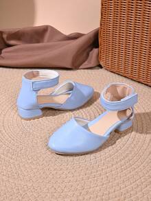 2026 New Headband Sandals, Children High Heel Sandals, Beach Sandals, Fashionable Beige Sandals, Silver/Gold Low Heel Sandals, Bohemian Style Sandals, Comfortable - Blue - View 6