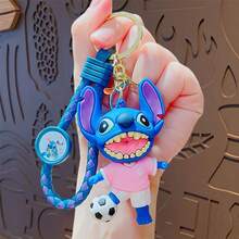Móc khóa hình Stitch của Disney, phụ kiện trang trí túi xách dễ thương, đồ trang trí xe hơi, thích hợp làm quà tặng cho bạn bè. - Nhiều màu - Xem 7