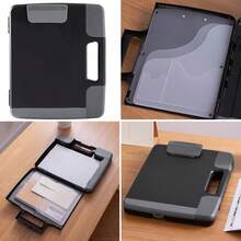Clipboard With Storage Case Plastic A4 Clipboard Box Clip Boards With Pen Holder - Single Piece - View 5
