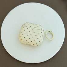 Ốp tai nghe phong cách retro tối giản màu be chấm bi có móc treo, vỏ tai nghe dễ thương tương thích với thế hệ thứ 4, thứ 2, thứ 3, Pro thế hệ thứ 3, Pro thế hệ thứ 2, ốp bảo vệ kiểu Hàn Quốc dành cho nữ. - Nhiều màu - Xem 10