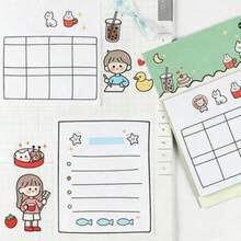 3pcs/Set Cute Creative Memo Sticky Notes For Scrapbooking - Multicolor - View 6