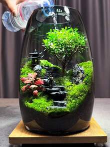 1 件 200 克/400 克 1-7 厘米随机长度和形状天然岩石切片、微景观装饰、楼梯石，适用于 DIY 微型场景、玻璃容器、水族馆 - 彩色 - 查看 7