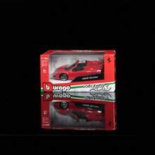 Bburago 1/43 Ferrari 458 Spider (Red) Alloy Car Model Ornament, Toy, Suitable As A Holiday Gift. - Red - View 4