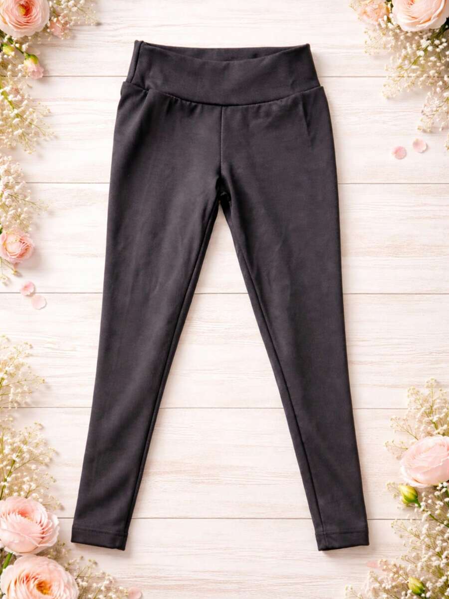 Leggings For Girls And Teenagers CINF700 - Black - View 1
