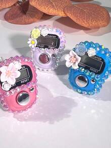 Máy đếm ngón tay cầm tay mới có chấm hoa, máy đếm cầm tay hàng ngày và lễ hội của người Hồi giáo - Nhiều màu - Xem 8