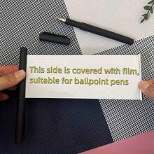 1pc Reusable Pen With Pull-Out Answer Sheet, Plastic Material, Multifunctional Writing Tool For Exams And Note-Taking, Suitable For Back To School - One Size Fits All - View 6