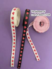 2 PIEZAS Cinta DIY de Amor, Cinta de Embalaje de Regalo, Cinta de Tamaño Pequeño de 5 Yardas/1 Rollo, Cinta de Embalaje de Regalo para el Día de San Valentín, Cinta de Embalaje de Regalo de Boda, Cinta de Decoración de Aniversario de Boda, Decoración de Festival, Adecuada para el Día de San Valentín, Embalaje de Regalo de Boda y Pascua, Dulces de Hornear, Cinta de Embalaje de Flores, Cinta de Moño DIY, Decoración del Hogar, Cinta de Embalaje de Regalo de Cumpleaños y Aniversario, Ancho de 1 CM - Multicolor - Ver 9