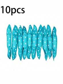 10件套柔软睡眠卷发器套装 - 弹性泡沫和海绵卷发器，适合所有发质的DIY造型和护发工具 - 彩色 - 查看 6