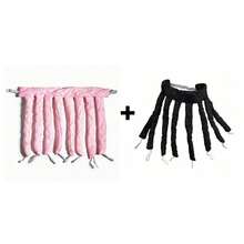 免加热章鱼卷发棒 - 轻松打造自然卷发，呵护秀发，多种颜色可选，便携式卷发工具 - 彩色 - 查看 18