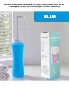 1pc Portable Travel Bidet Bottle, Leak-Proof Perineal Cleansing Spray Bottle, Portable Feminine Hygiene Cleaner, Large Capacity Handheld Travel Bidet, 350ml, Random Style Carrying Pouch - Multicolor - View 20