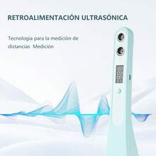 Dispositivo portátil de medición de altura por ultrasonidos Dispositivo de medición de altura | Medidor de altura digital | Medidor de altura por ultrasonidos Tecnología de medición de distancia por ultrasonidos Diseño inalámbrico portátil Rango de medición de 200 cm - Cian - Ver 5