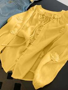 Beach Vacation Elegant Waist Cinched Camisole Dress Spring - Yellow - View 1