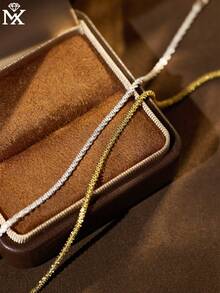 SYMFNY 1条925纯银雪花链手链，圣诞礼物，优雅简约女士首饰，生日/情人节礼物，奢华小众设计，适合日常佩戴、派对、约会 - 手鍊 - 查看 5