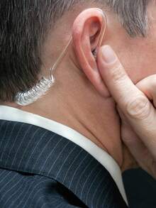 2pcs Set (1 Walkie Talkie, 1 Earplug), Plastic Material, Costume Prop Walkie Talkie, Equipment, Role Play Accessory, Earplug, Earphone, Cosplay Prop - Multicolor - View 10