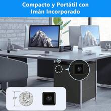 Mini Camara Espia WiFi Oculta, Cámara de Segur idad 1080P HD, con Micrófono, Soporte Magnético, Detección de Movimiento, Visión Nocturna Visión Remota, para iOS, Android Phone - Negro - Ver 2