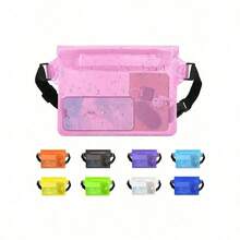 PVC Waterproof Waist Bag Beach Bag, Large Capacity Waterproof Phone Bag, Summer Outdoor Sports Waterproof Bag, Triple Seal Waterproof Waist Bag Crossbody Bag Waterproof Pouch, Outdoor Sports Beach Phone Protective Bag Beach Bag Waterproof Phone Case Swimming Sport Bag For Sports For Fitness For Exercise Travel Bag For Vacation For Women For Men Travel Essential Durable Swimming Bag For Swimming For Beach - Multicolor - View 14