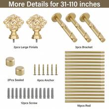 Curtain Tracks & Accessories - Gold - View 7