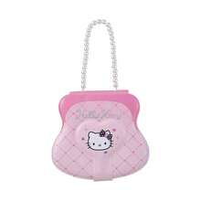 Miniso 1pc Sanrio Hello Kitty Shiny Party Series - Asymmetrical Pearl Handle Notebook, Durable PU Material Pearl Handle Design, Suitable For Students, Office And Creative Diary Use - Pink - View 10