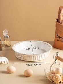 Khay nướng gốm sứ Nhật Bản hiện đại, đơn giản, thanh lịch, nhiều kích cỡ, màu trắng, có tay cầm, thích hợp để nướng salad, mì ống, phô mai, các loại bánh, nướng thịt, quay gà. Sử dụng được trong lò nướng, lò vi sóng, máy rửa chén, chống dính và dễ vệ sinh, phù hợp cho gia đình, nhà hàng sử dụng hàng ngày và các dịp lễ. - trắng - Xem 14