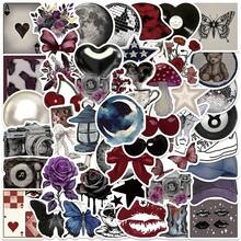 Bộ 50 miếng dán vinyl màu nước dễ thương, hình động vật và hoa, chống thấm nước, dùng cho bình nước, máy tính, laptop, điện thoại, hành lý, sổ tay, tủ lạnh, quà tặng mùa xuân Phục Sinh hình thỏ. - E - Xem 9