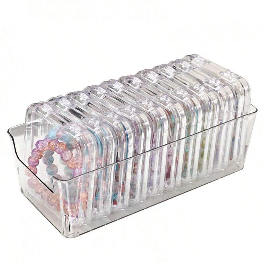 Pomegranate Bracelet Jewelry Storage Box, Bali Bracelet Transparent Display Box, Anti-Oxidation Jewelry Box, Nail Art Box - 8.5cm Bracelet Storage Box - View 1