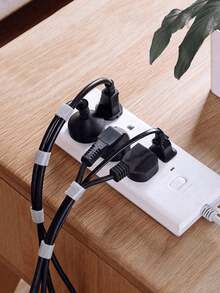 1 dây buộc cáp tái sử dụng, kích thước: 1m/3m/5m, thích hợp để sắp xếp dây cáp máy tính để bàn, cố định dây ổ cắm, bó dây cáp thùng máy tính, v.v. Dây buộc cáp đa năng/Dây sắp xếp dây cáp/Dây buộc cáp tái sử dụng/Đồ dùng học tập/Dây đeo - Một kích thước phù hợp với tất cả - Xem 7