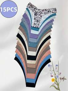 15-Pack Women's Seamless Panties – Naked Feeling Thongs, Sexy Design, Soft & Comfortable, Breathable & Medium Stretch,New In 2026