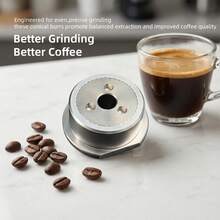 Conical Grinder Burr Set Replacement Cone Millstone Burrs Grinding Compatible With Old Jura Espresso Machines - Silver - View 8