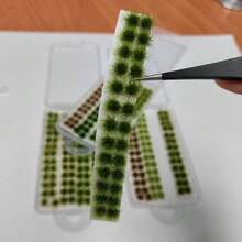 104株/盒 静电植绒草丛 模型火车场景模型装饰草丛 - As photos - 查看 3