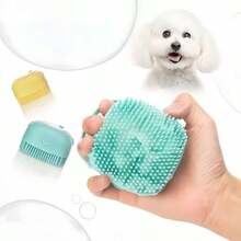 Pet Bathing Brush, Dog Massage Brush, Pet Massage Glove, Cat Deshedding Brush, Pet Grooming Supplies - Multicolor - View 6