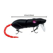 3-Hook Hard Artificial Fishing Lure, Multi-Segment Design For Realistic Movement, Slow Sinking - Multicolor - View 5
