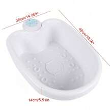Foot Bath Machine, Ionic Foot Spa Basin, Portable Foot Spa Machine For Home And Professional Use - White - View 3